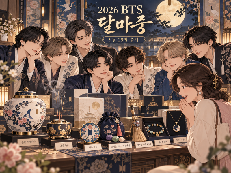 2026 BTS 달마중 굿즈 9월 29일 출시, 국립중앙박물관 뮷즈·팝업 일정 총정리