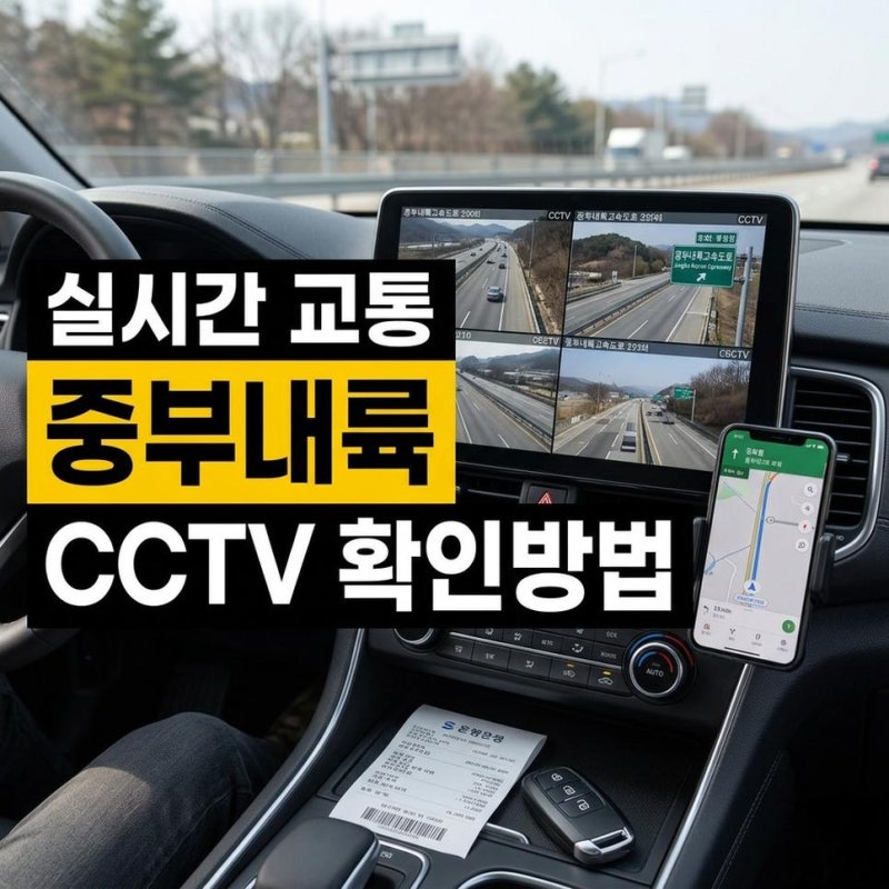 실시간 중부내륙고속도로 교통상황 cctv 확인하기 네이버지도 이용방법