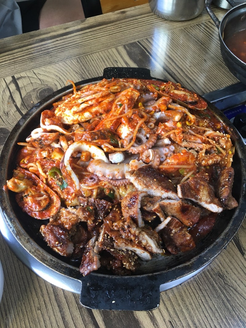 광주 운암동 맛집 찜나라 l 해산물 가득한 해물갈비찜 l 운암동 터줏대감 노포맛집