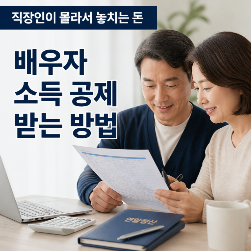 배우자가 소득이 있다면 연말정산 공제 받는 방법