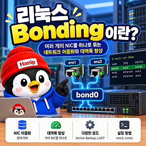 리눅스 Bonding이란? NIC 이중화부터 active-backup 구성까지