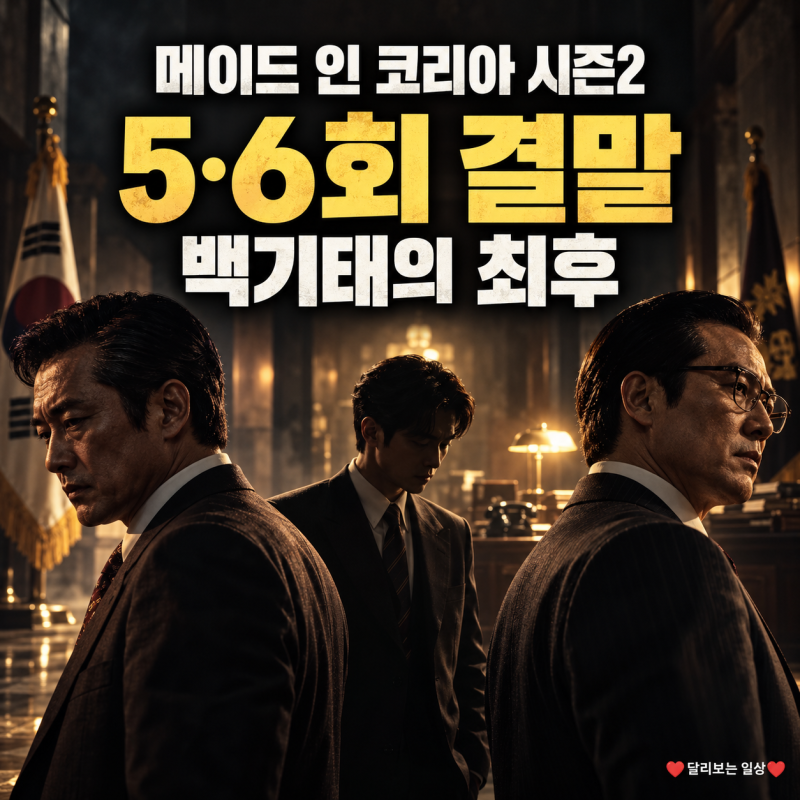 메이드 인 코리아 시즌2 결말 5·6회 줄거리, 백기태 죽음과 백기현 마지막 선택