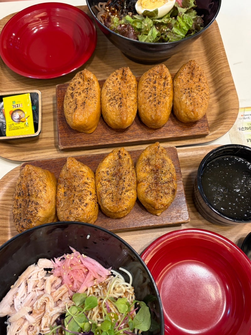 [울산 성남동]가성비 좋은 유부초밥+면 1인세트 혼밥 추천 정직유부 성남점