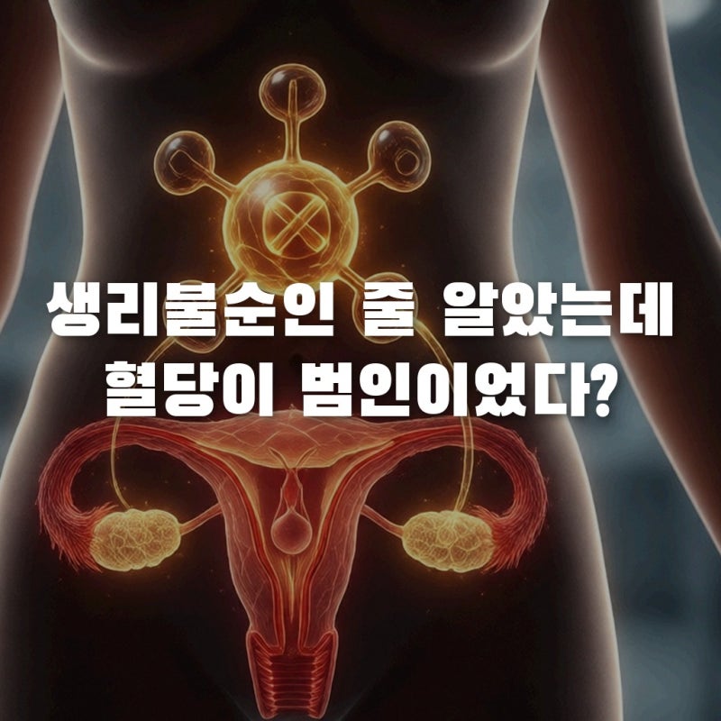 다낭성난소증후군, 생리불순인 줄 알았는데 혈당이 문제라고?
