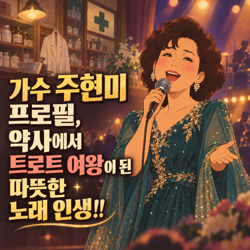가수 주현미 프로필, 약사에서 트로트 여왕이 된 따뜻한 노래 인생!!