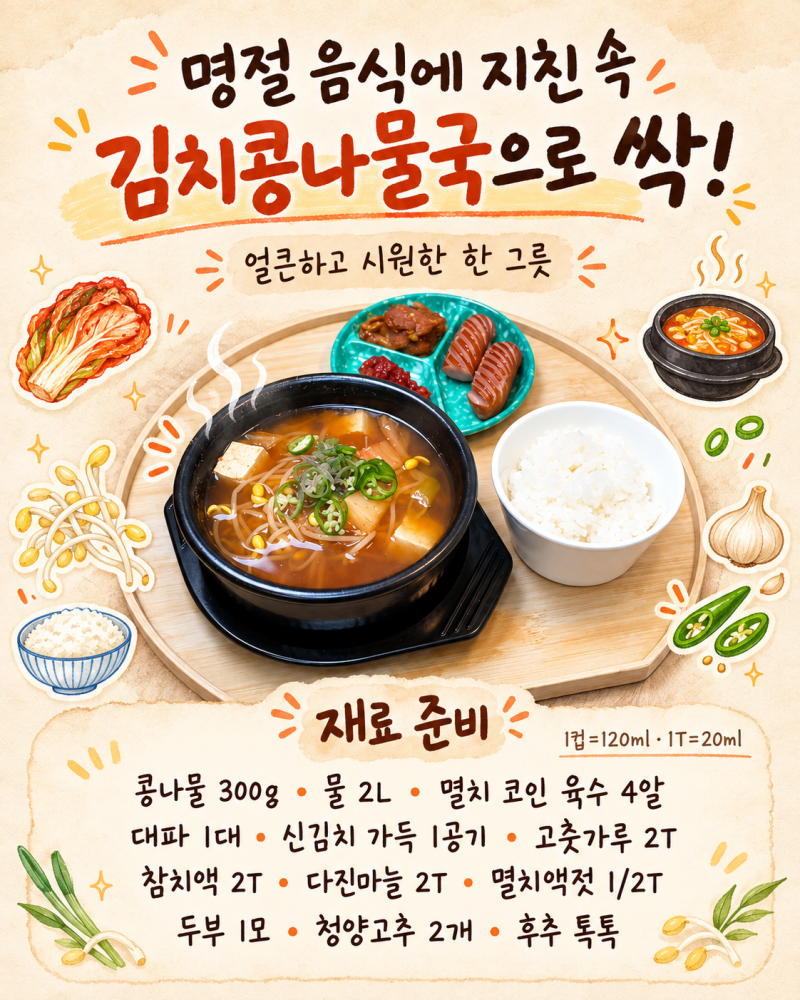 명절 뒤 느끼함 싹! 빨간맛 레시피 6가지 일단 저장하세요!