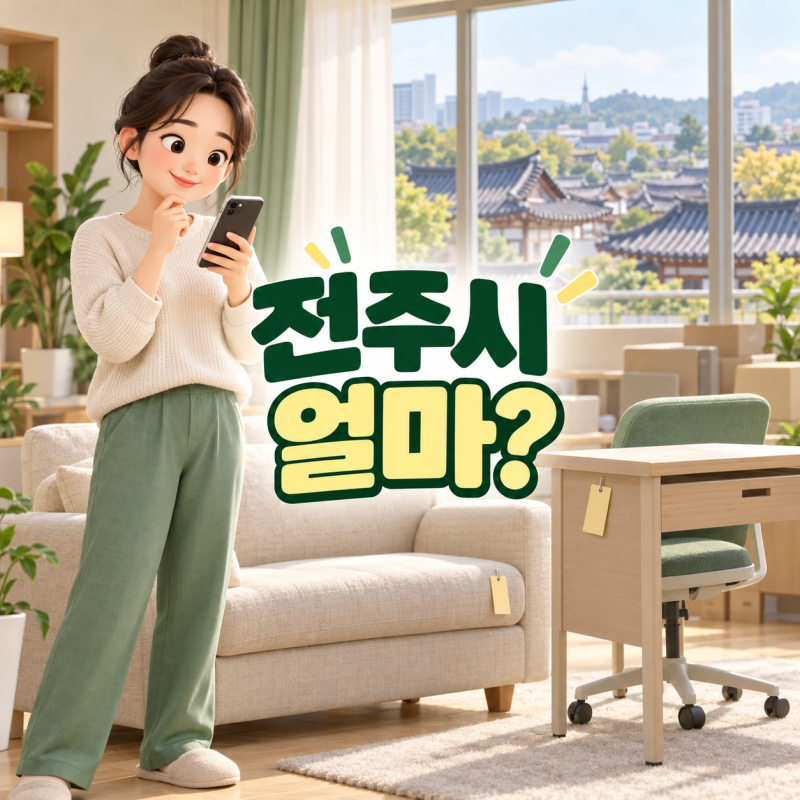 전주시 폐기물 스티커 가격표, 버릴 물건 수수료 어디서 확인할까?