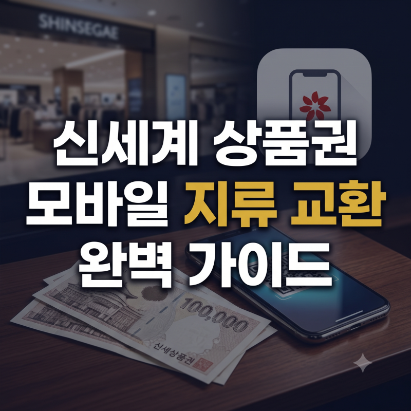 신세계 상품권 구매 방법과 사용처 총정리: 지류 교환 및 모바일 유효기간 안내