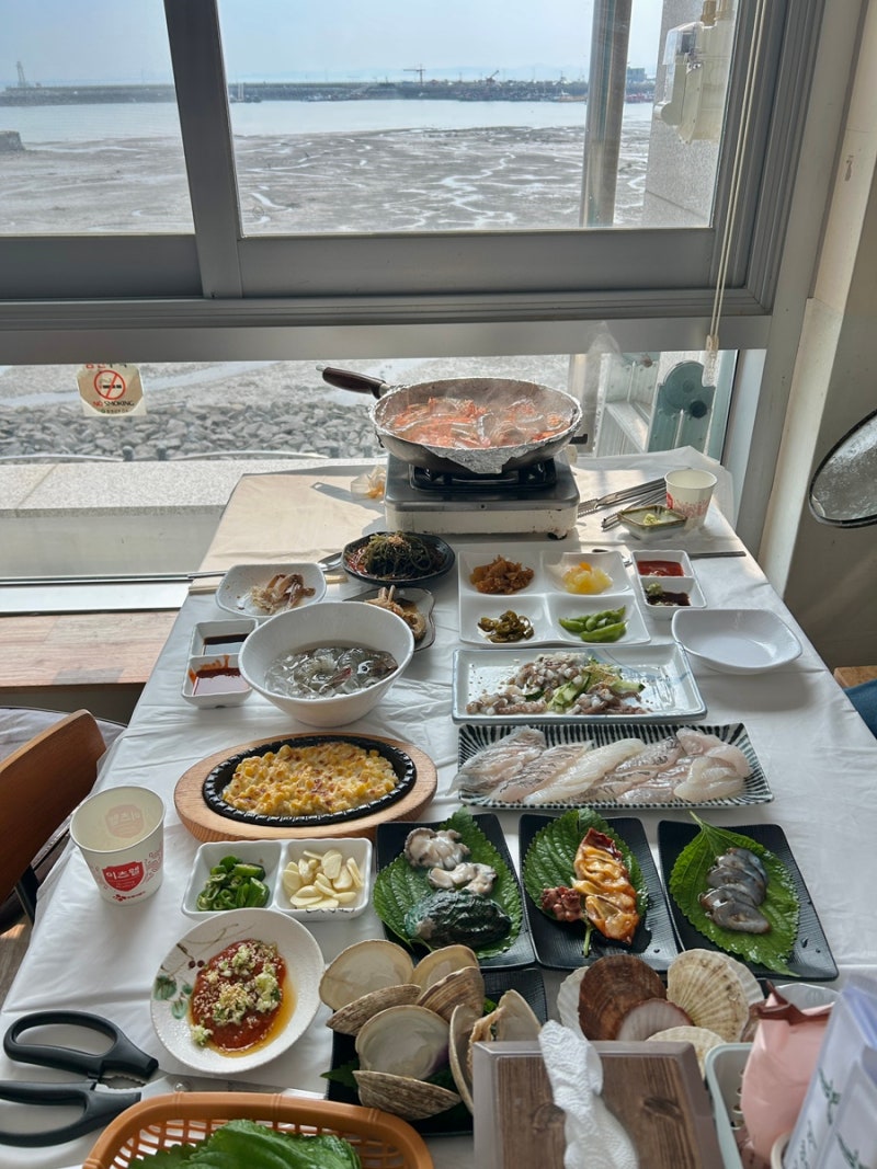 남당리 대하축제 맛집 김사장 흰다리새우 자연산대하 가격 후기