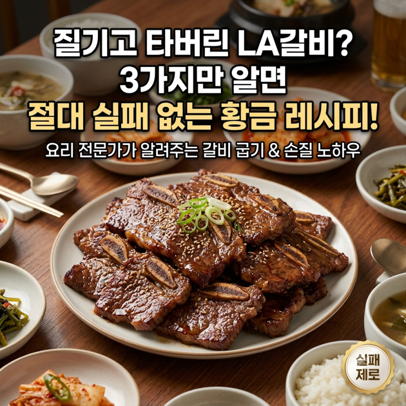 LA갈비 양념장 황금레시피 "키위 넣었다가 고기 다 녹았다고요?" 2kg 기준 실패 없는 황금비율