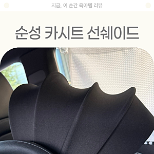 순성 카시트 선쉐이드 내돈내산 후기｜브라이텍스 카시트에 사용