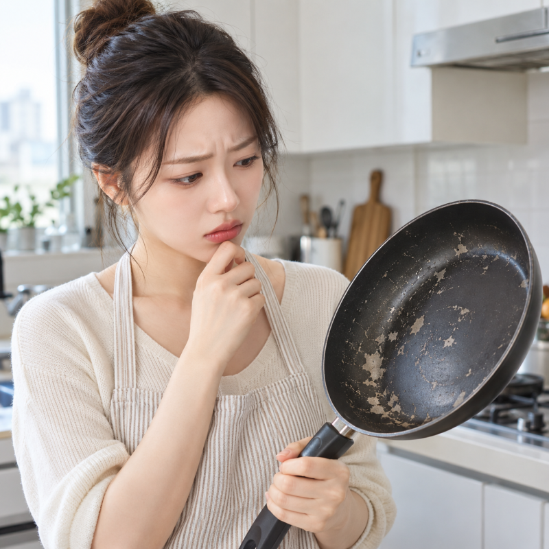 프라이팬 코팅 벗겨졌는데 계속 써도 될까? 교체해야 하는 신호와 버리는 방법