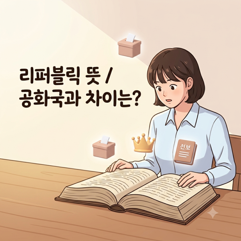 리퍼블릭 뜻, 영어 Republic은 어떤 의미일까? 공화국·민주주의와 차이 정리