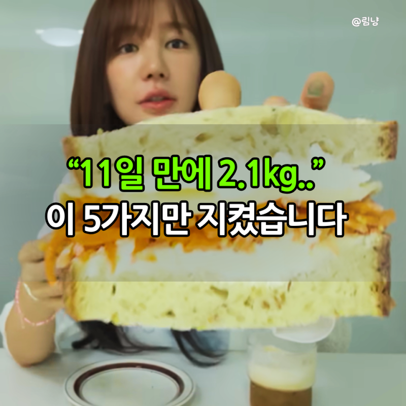 "11일 만에 2.1kg 빠졌다고?"…윤은혜가 다이어트하며 지켰다는 5가지 원칙