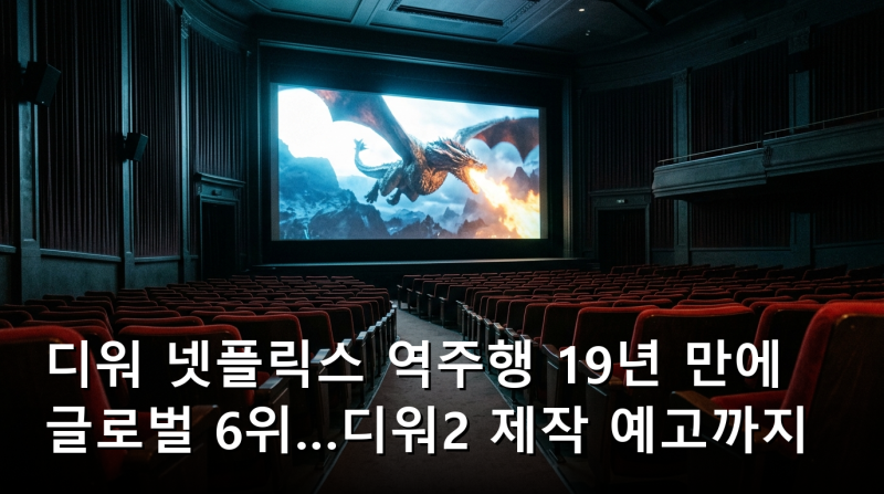 디워 넷플릭스 역주행 19년 만에 글로벌 6위…디워2 제작 예고까지