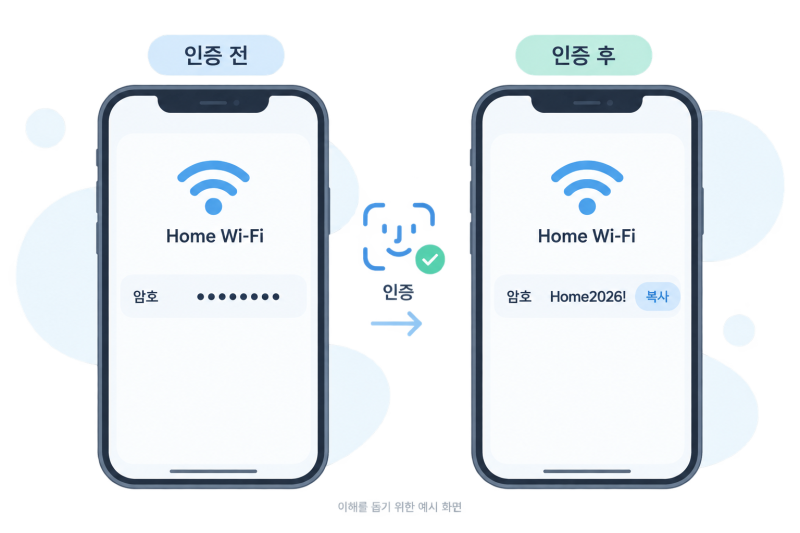 와이파이 비밀번호 확인하는 방법, 아이폰에서 바로 볼 수 있을까?