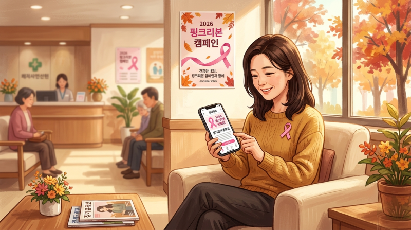 10월 유방암 예방의 달, 국가암검진 무료 대상자 5분 만에 확인하는 법 (40세 이상 여성)