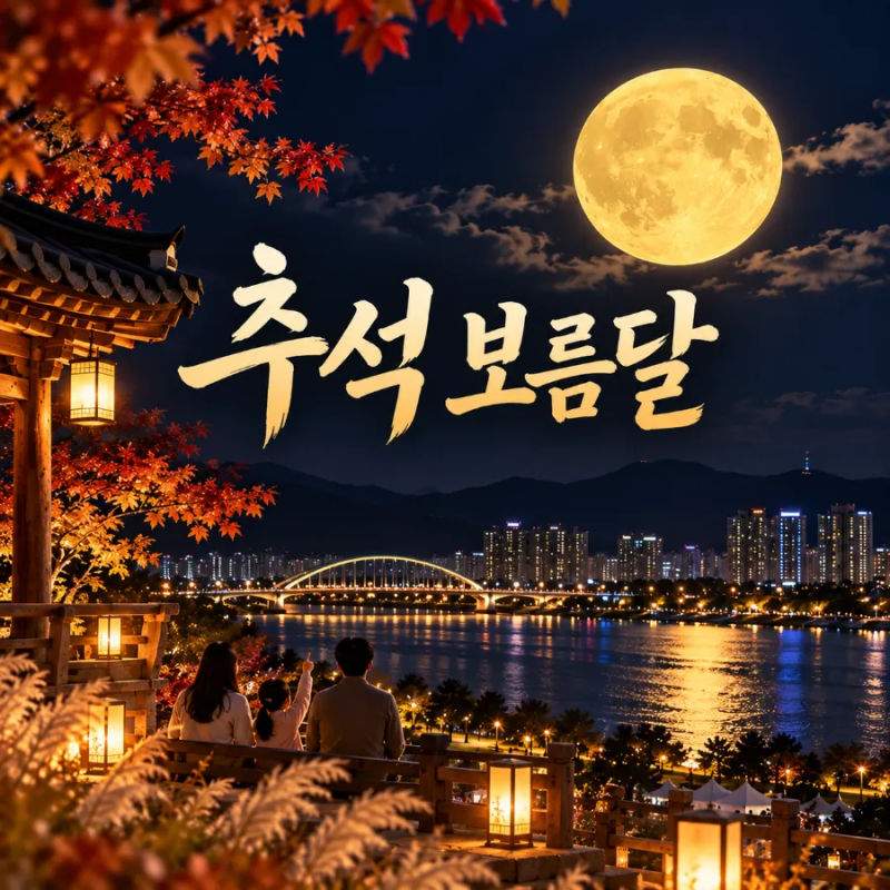 2026 추석 보름달 뜨는 시간 9월 25일 한가위 달 보러 가요