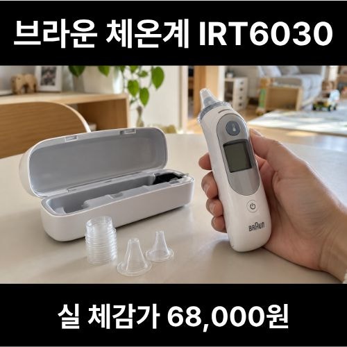 브라운 체온계 IRT 6030 필터 사용법 신생아 추천