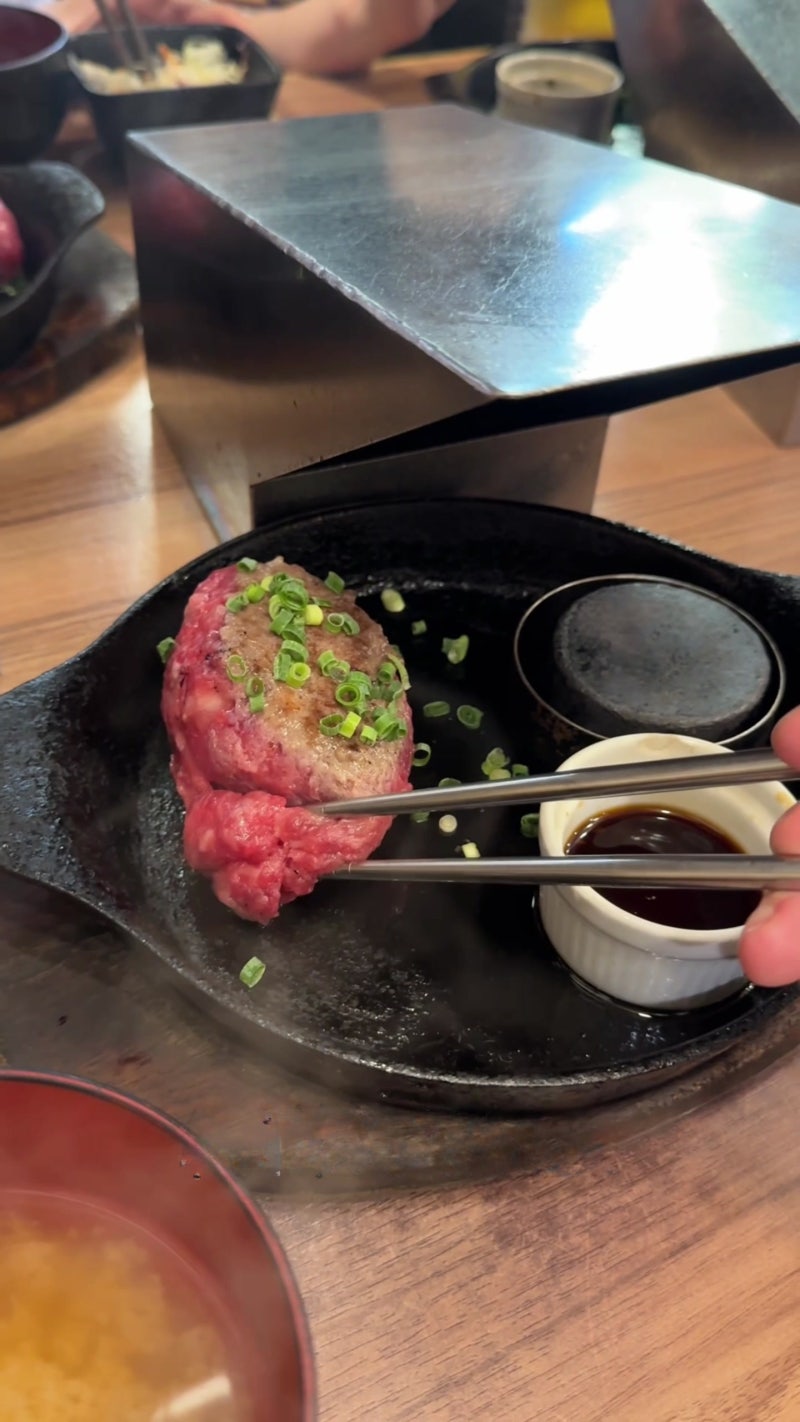 후쿠오카 함바그 맛집 '키와미야(極味や) 하카타점' 후기｜하카타역 웨이팅·가격·세트 메뉴....