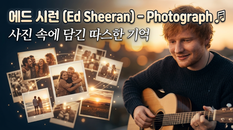 사진 속에 영원히 담긴 따스한 기억, 에드 시런(Ed Sheeran) - Photograph