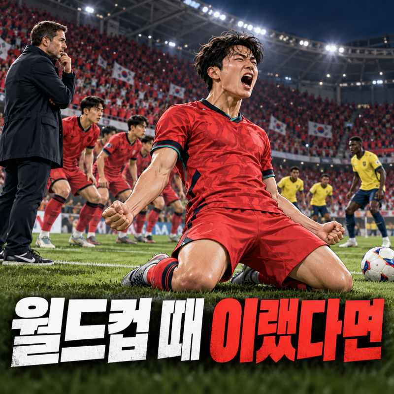 월드컵 때 이렇게 했더라면… 모레노 첫 경기에서 달라진 세 가지 (한국 대 에콰도르, 모레노....