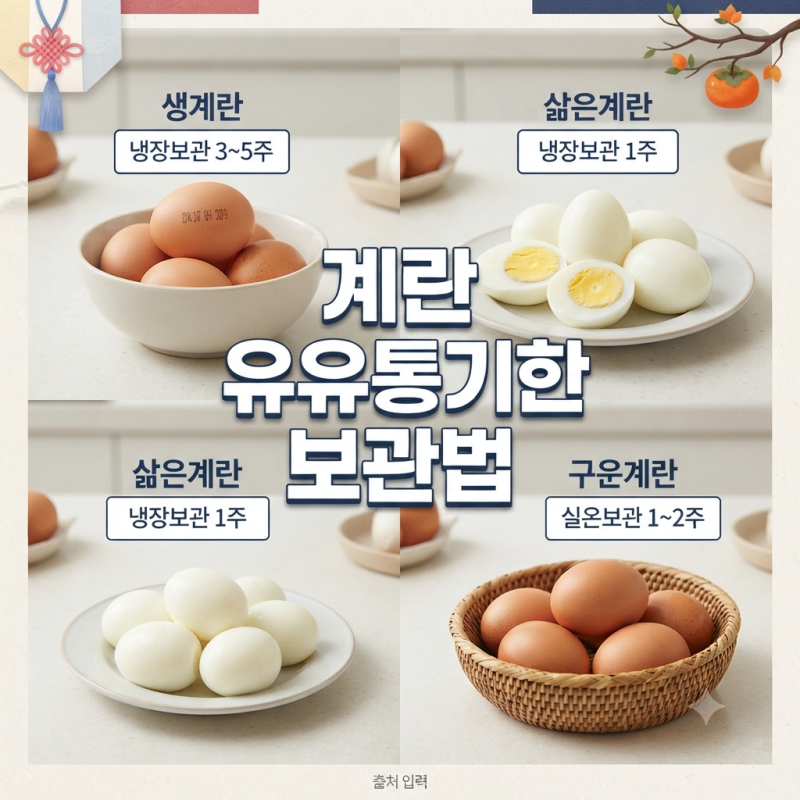 계란 유통기한 지났는데 먹어도 될까? 삶은 계란부터 맥반석 계란까지 보관법