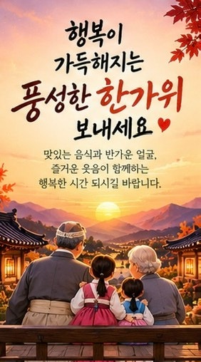 2026 추석 인사말 예시 모음 카톡·문자 직장 지인 가족 상황별 문구 예시