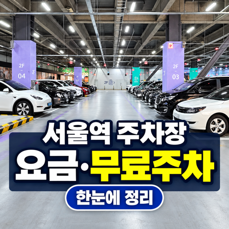 서울역 주차장 요금·무료주차 총정리｜롯데마트 식당 이용 후기