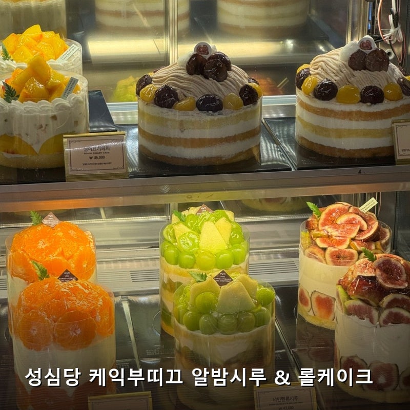 [대전 / 성심당 신메뉴] _ 알밤시루 & 롤케이크 줄 안 서는 법