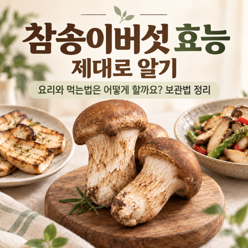 참송이버섯 효능 제대로 알기: 요리와 먹는법은 어떻게 할까요? 보관법 정리