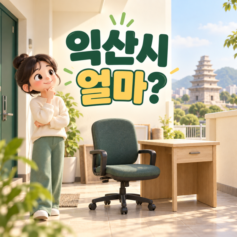 익산시 폐기물 스티커 가격표에서 확인한 수수료와 배출 신청 방법
