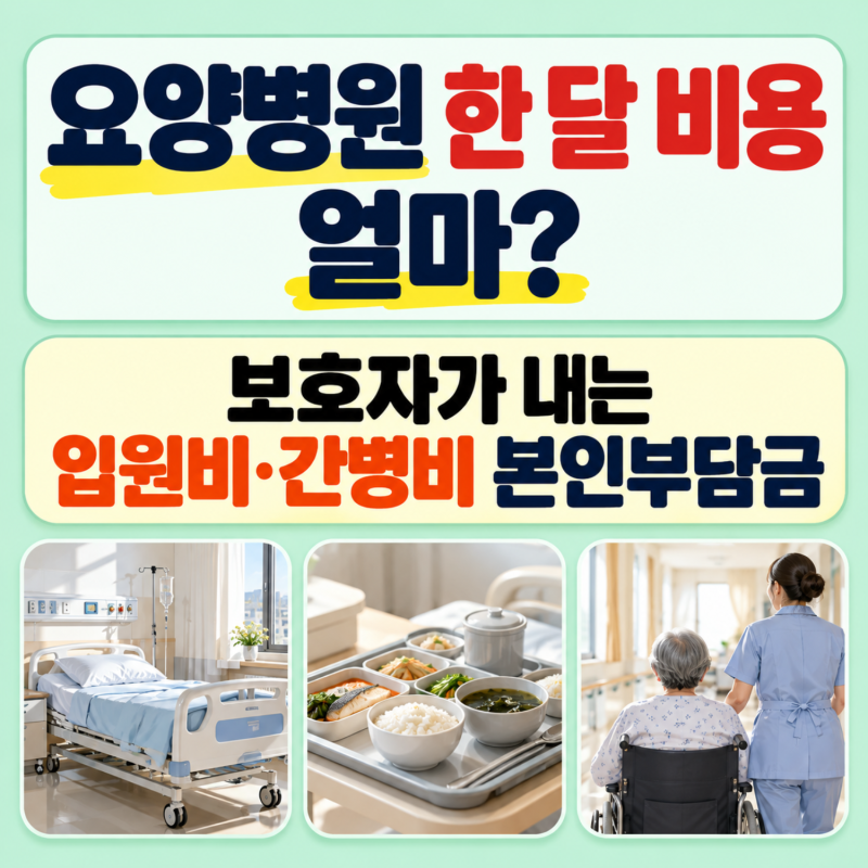 요양병원 한 달 비용 얼마? 보호자가 내는 입원비·간병비