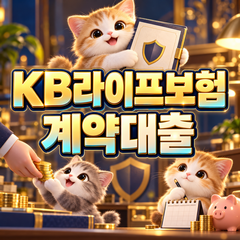 2026 KB라이프보험계약대출, 온라인 일 최대 1억원 이용 한도와 0.1%p 우대금리 조건은!?