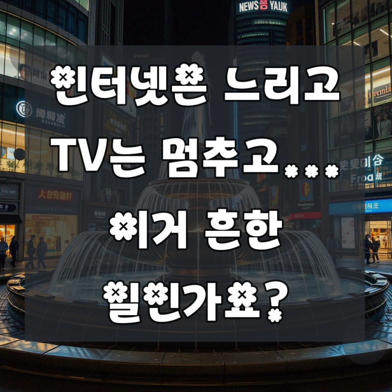 KT 인터넷 올레 티비 사용 중입니다, 성공적인 팁