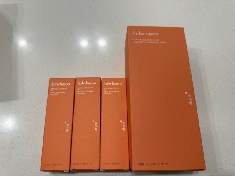 설화수 젠틀 클렌징 오일 사용후기 | 400ml 대용량 클렌징 오일 추천