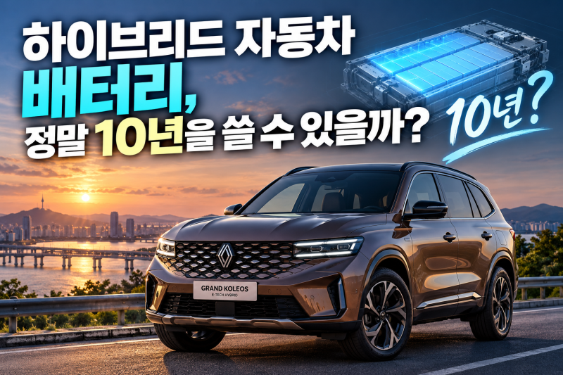 하이브리드 자동차 배터리, 정말 10년 이상 쓸 수 있을까?