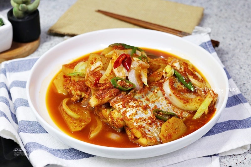 갈치조림 레시피 칼칼한 양념장에 포옥 갈치무조림 만드는법