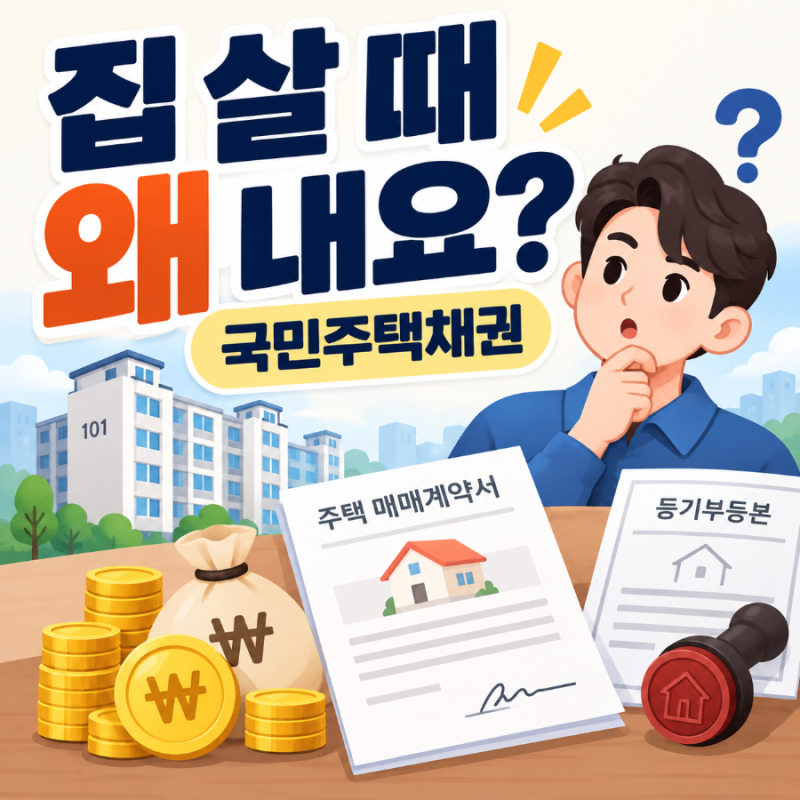 국민주택채권이란? 집 살 때 왜 사고 바로 파는지 쉽게 정리