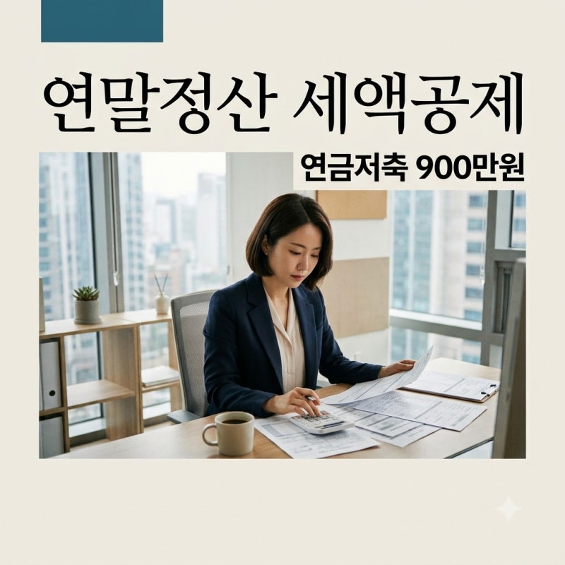 연말정산 연금저축 세액공제 한도 900만원 챙기고 148만원 환급받기