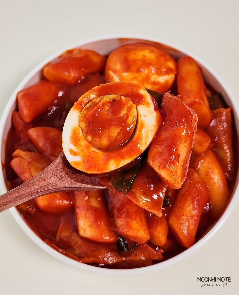 떡볶이 황금 레시피 쌀떡으로 만드는 시장 스타일 떡볶이 양념