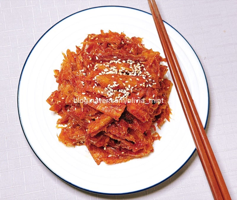 황태채 무침 양념 소스 만들기 만드는 법 레시피