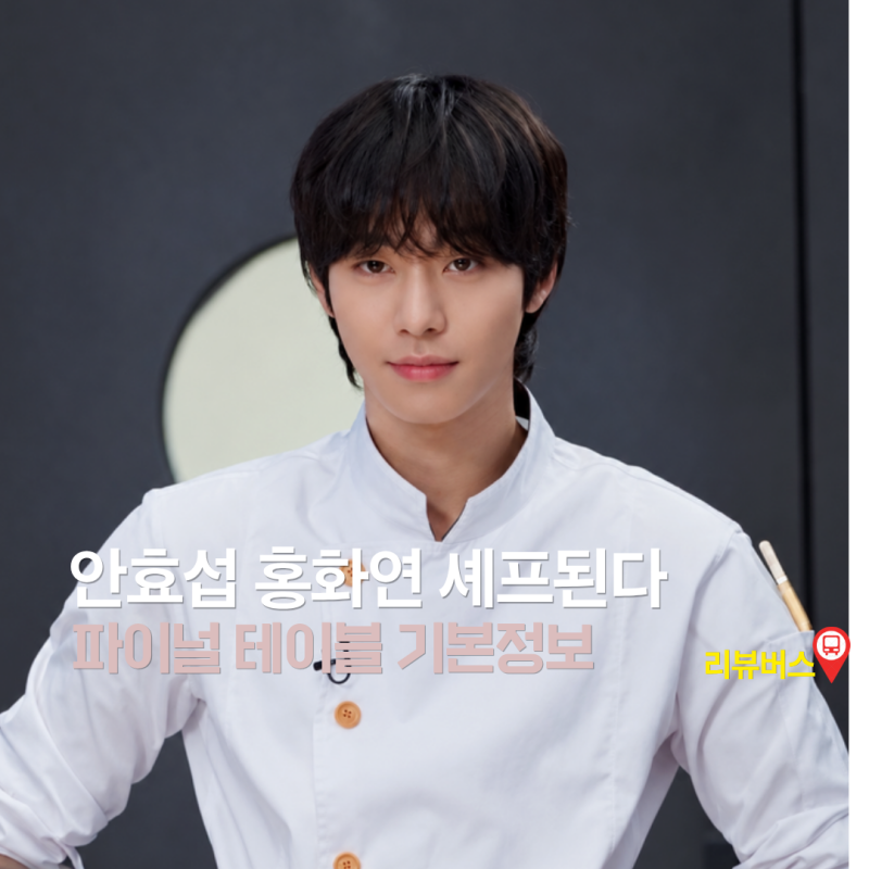 안효섭 홍화연 셰프된다 기본정보