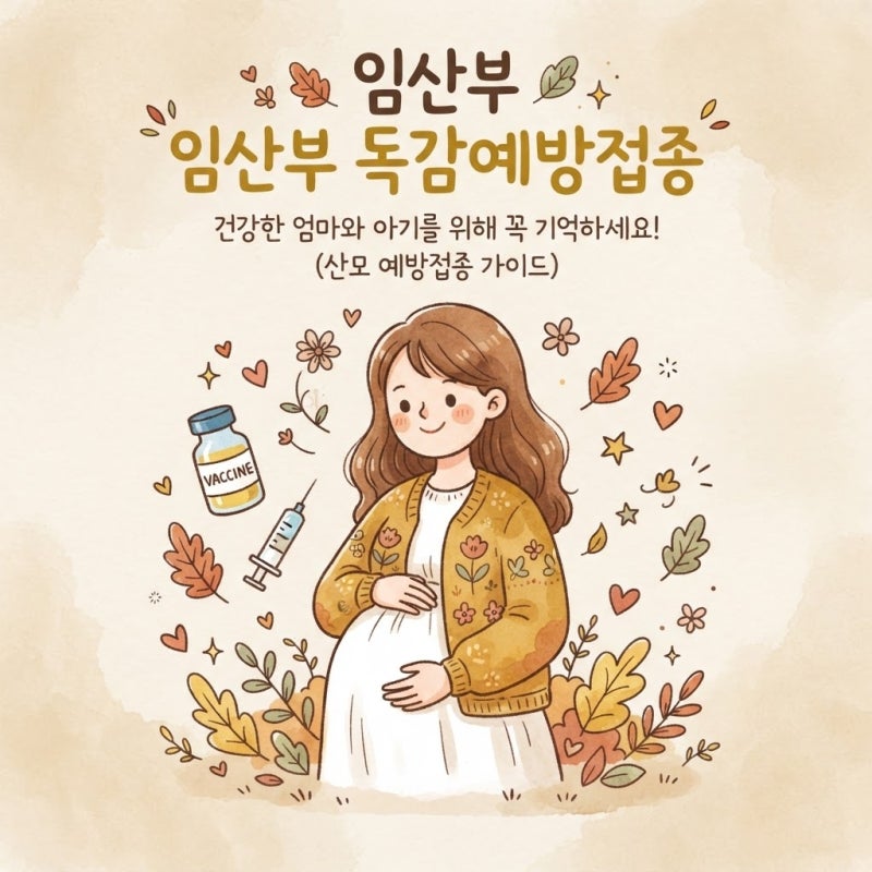 임산부 독감예방접종 어디서 맞아야 할까? 2026년 무료 접종 기간 총정리