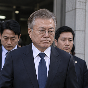 문재인, 2억1700만원 뇌물 혐의 재판…최소 "징역 10년"