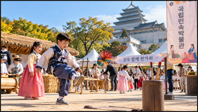 2026 국립민속박물관 추석행사｜아이와 제기차기·투호 무료체험 26~27일