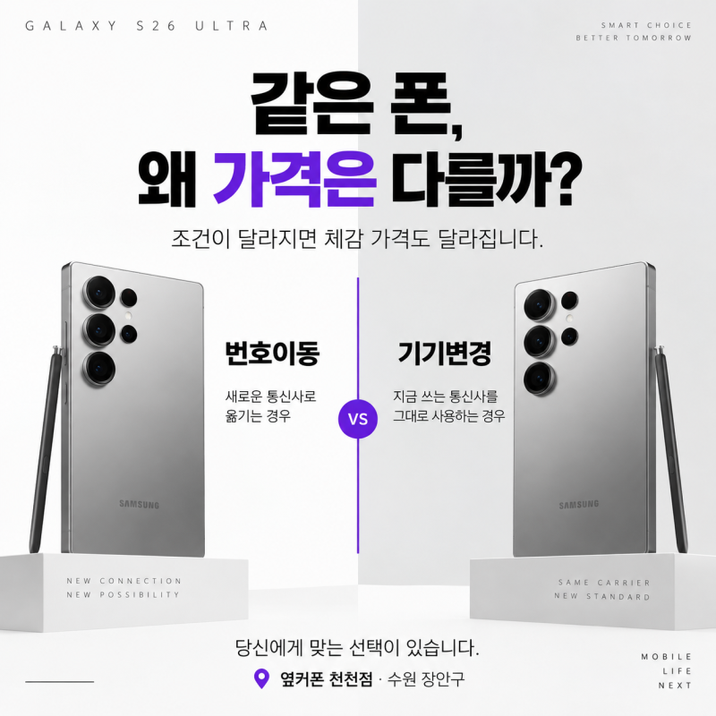 갤럭시S26 울트라 가격, 같은 폰인데 왜 견적은 전부 다를까?