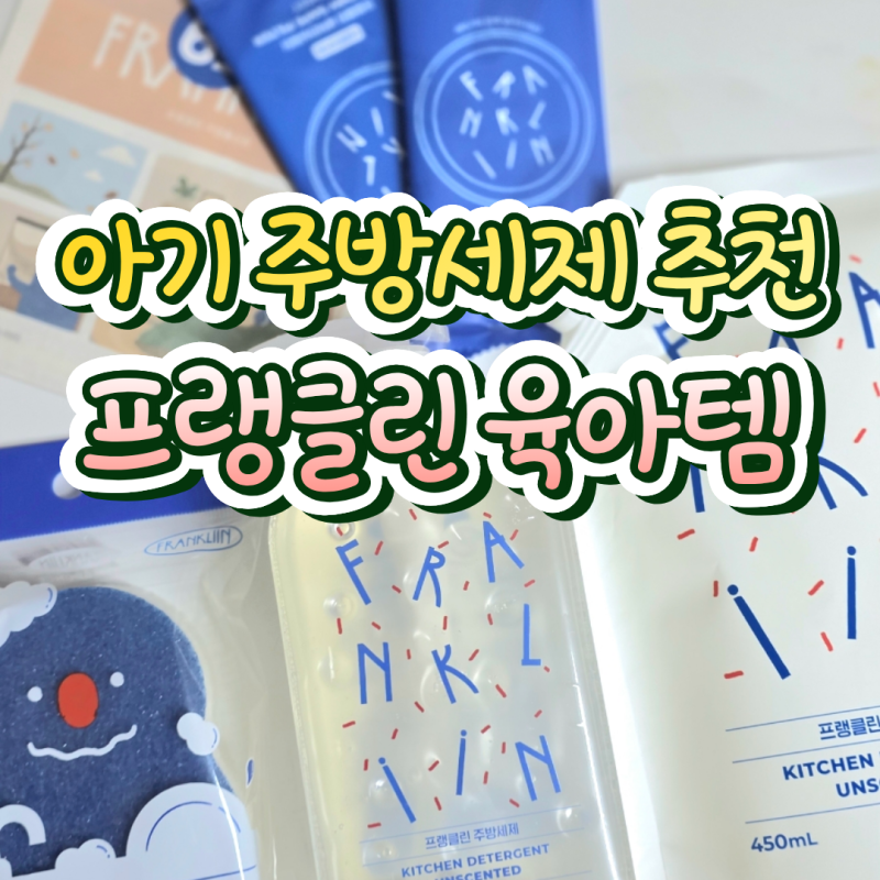 프랭클린 주방세제 신생아 출산준비 아기 젖병세정제 육아템 후기