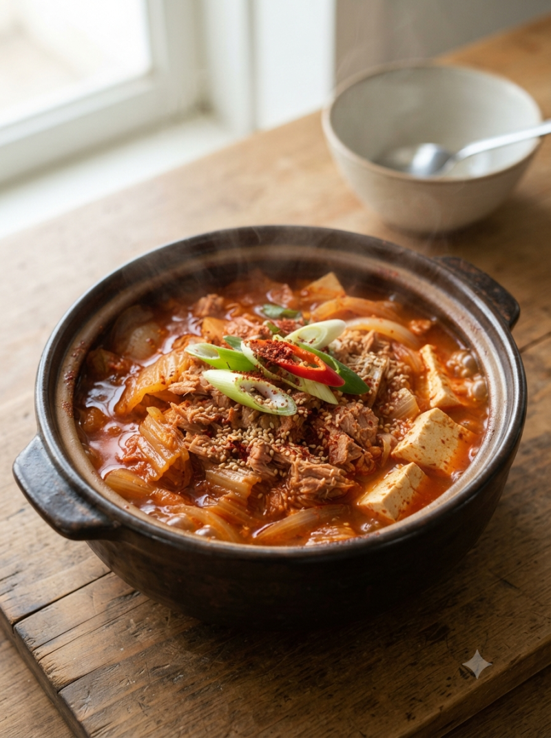참치김치찌개 만드는 법 간단한 재료로 깊은 맛 내는 집밥 찌개