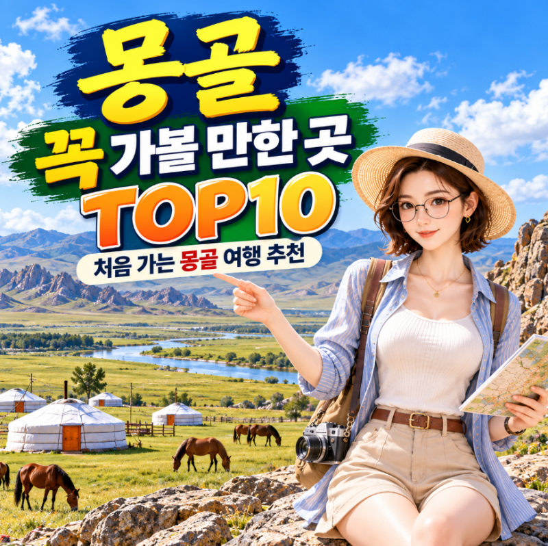 몽골 꼭 가볼 만한 곳 TOP10｜처음 가는 몽골 여행 추천
